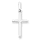 Unisex Gold Classics&#40;tm&#41; 14kt. White Gold Cross Pendant - image 1