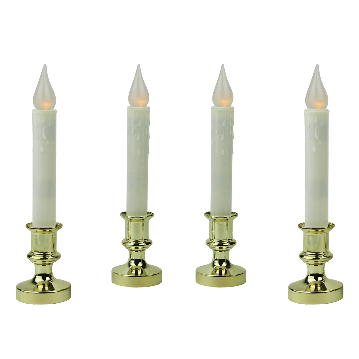 Open Video Modal for Northlight Seasonal Set of 4 LED Window Christmas Candle