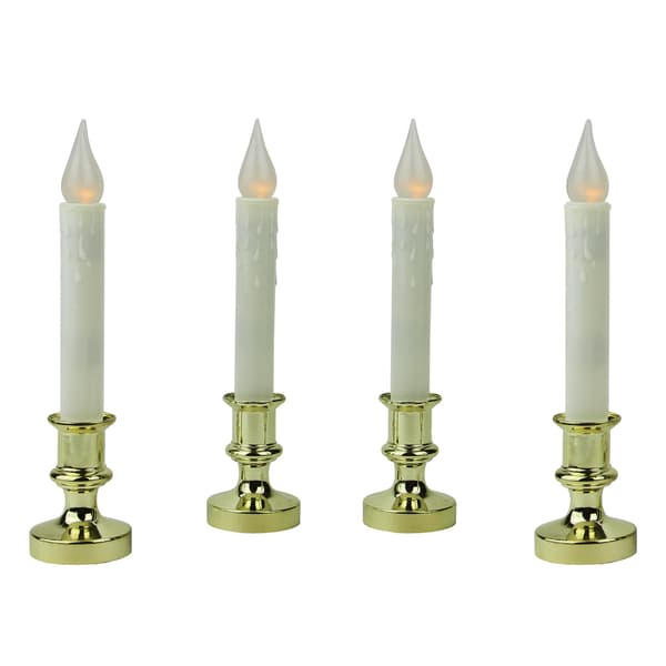 Northlight Seasonal Set of 4 LED Window Christmas Candle