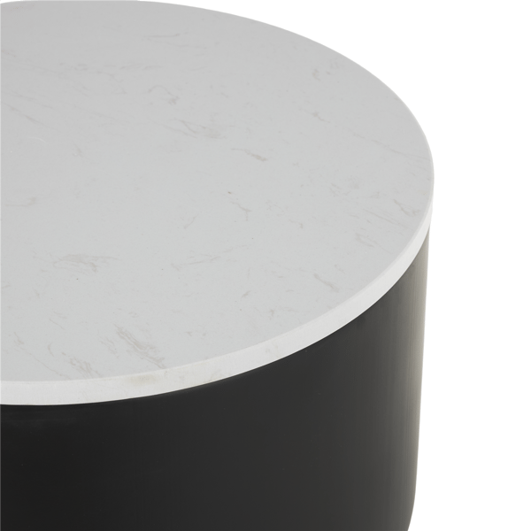 9th & Pike® Modern Black Metal Accent Table