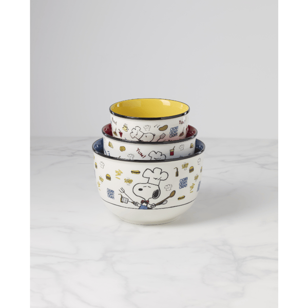 Lenox® Chef Snoopy 3pc. Bowl Set