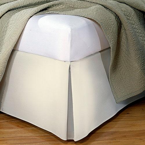 Fresh Ideas Tailored Bed Skirt - Ivory