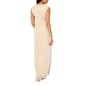 Womens MSK Sleeveless Metallic Side Drape Evening Gown - image 2