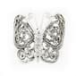 Marsala Fine Silver-Plated Butterfly with CZ Ring - image 1