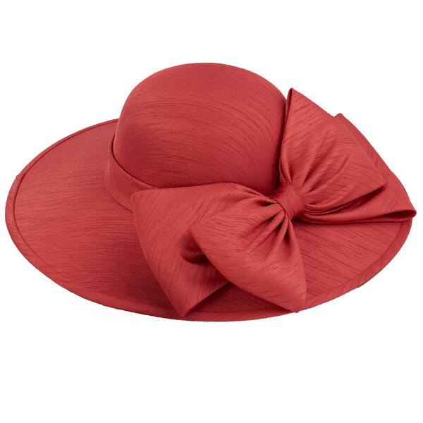 Womens Bellissima Large Bow Wide Brim Hat - image 