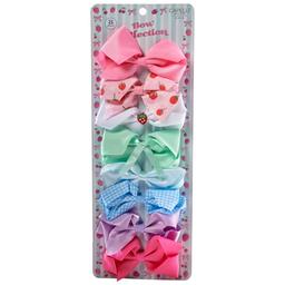 Girls Capelli(R) New York 8pk. Mixed/Strawberry Bows