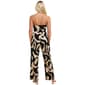 Juniors Derek Heart Crepe Knit Tube Abstract Ruch Jumpsuit - image 2