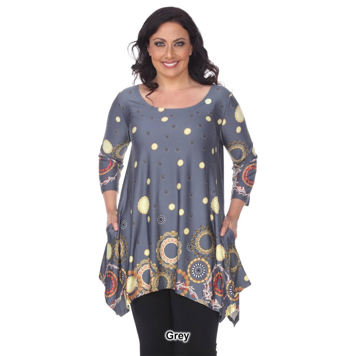 Plus Size White Mark Erie Tunic