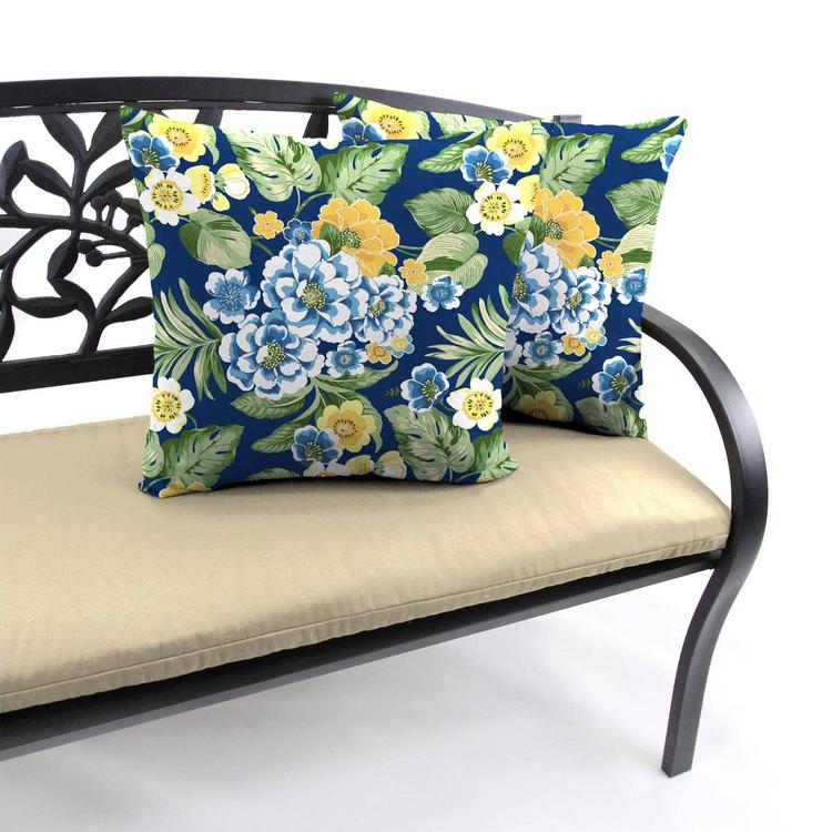 Jordan Manufacturing 2pk. Binessa Floral Outdoor Throw Pillow Set