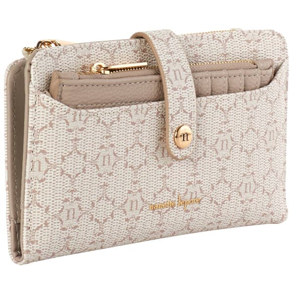 Womens Nanette Lepore Lilli Logo Bi-Fold Wallet