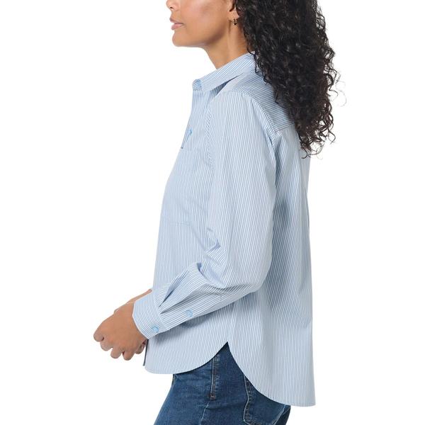 Womens Gloria Vanderbilt Livia Stripe Casual Button Down