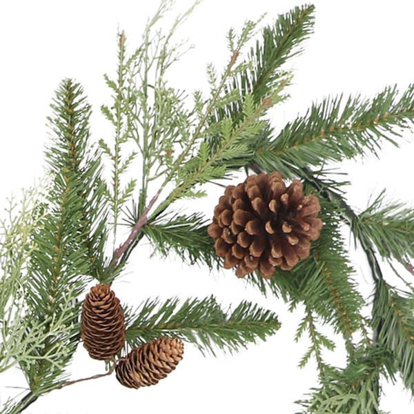 Puleo International 9ft. Artificial Cypress Garland