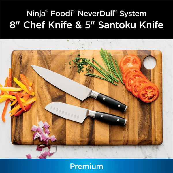Ninja® Foodi Premium 2pc. Chef and Santoku Knife Set