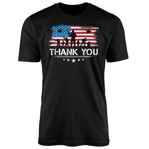 Mens Thank You Soldiers USA Tee - image 