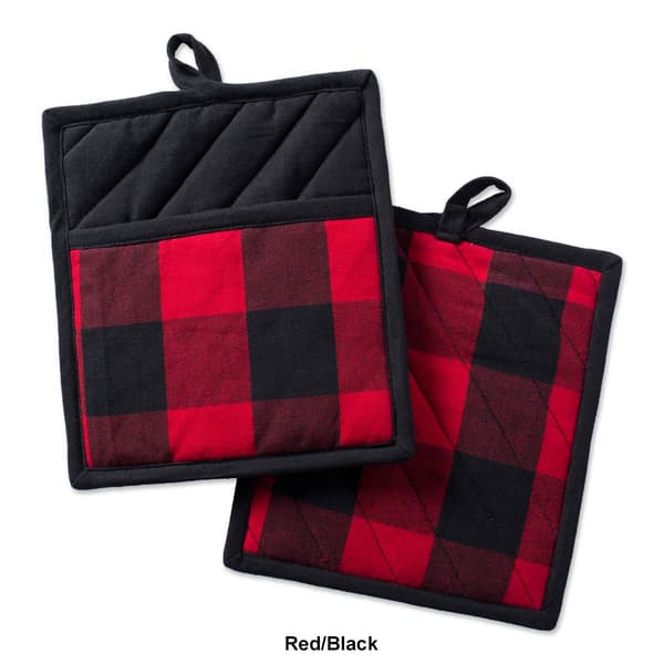 DII® Buffalo Check Pot Holders - Set of 2