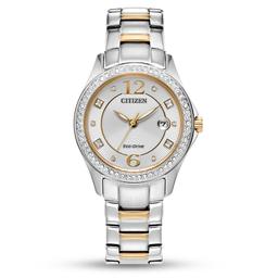 Womens Citizen(R) Eco Stainless Steel Bracelet Watch - FE1146-71A
