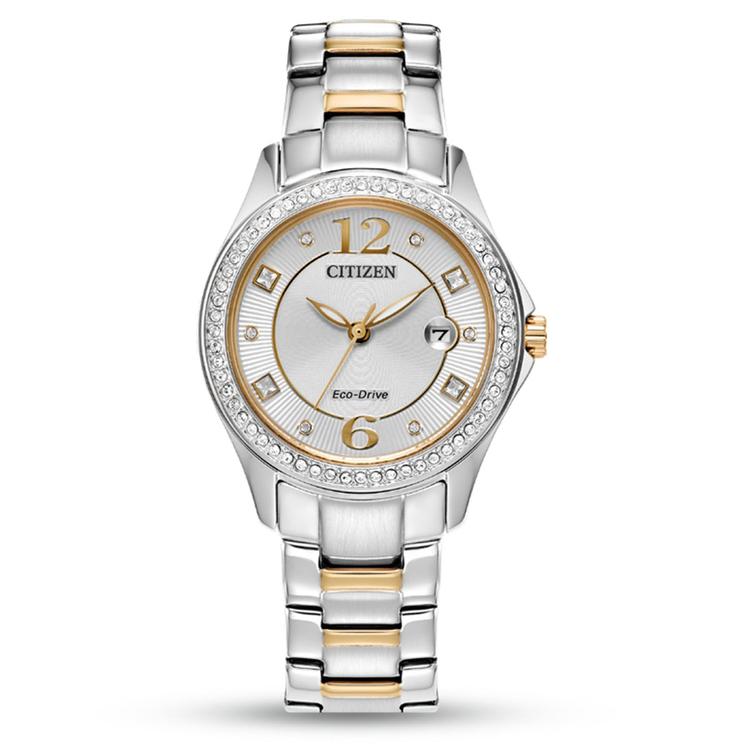 Womens Citizen(R) Eco Stainless Steel Bracelet Watch - FE1146-71A