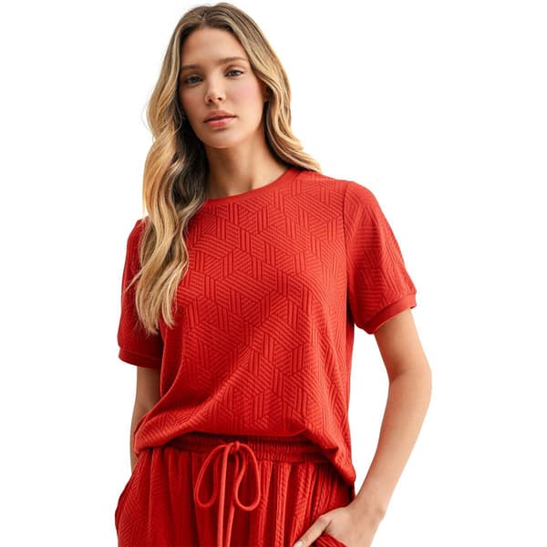 Womens CITY BLUES Jacquard Tee - image 