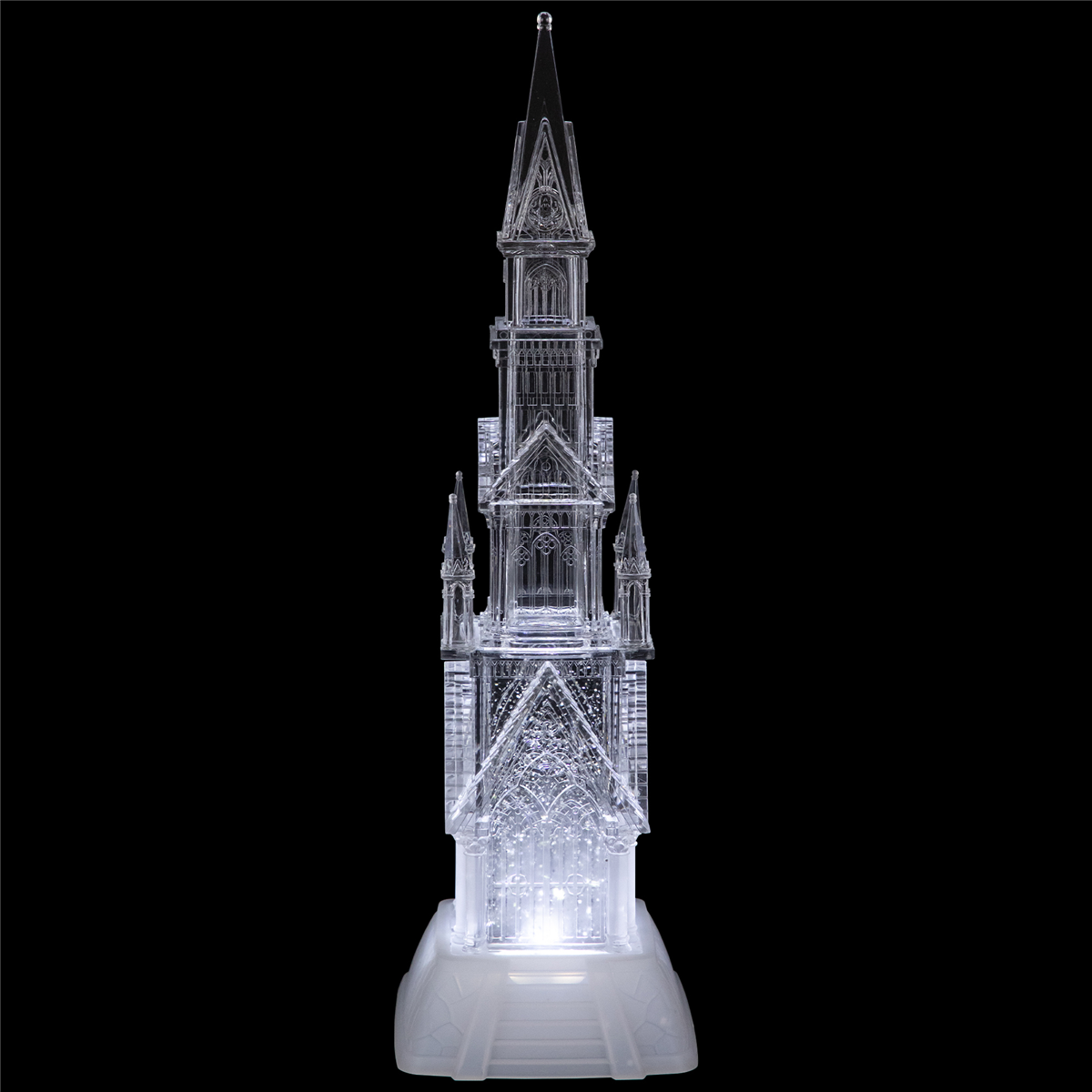 Northlight LED Lighted Castle Acrylic Christmas Decoration