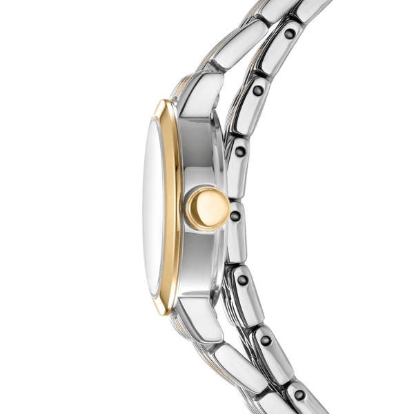 Womens DKNY Mini Green Dial Two-Tone Double Watch - DK1L176M0075