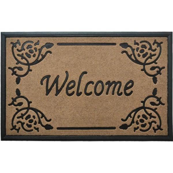 Better Than Coir Welcome Ornate Corner Mat - image 