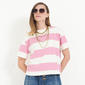 Womens MNK Short Sleeve Stripe Boxy Tee - image 2