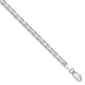 Gold Classics™ 3mm. White Gold Concave Anchor Necklace - image 2