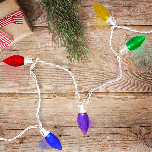 Northlight 16ft. Multicolor LED C9 Christmas Lights