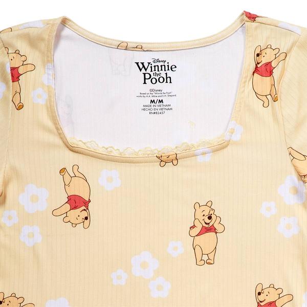 Juniors Centric Brands Short Sleeve Winnie The Pooh Pajama Set