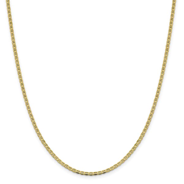 Gold Classics(tm)10kt. Gold 2.4mm Flat Anchor Chain Necklace
