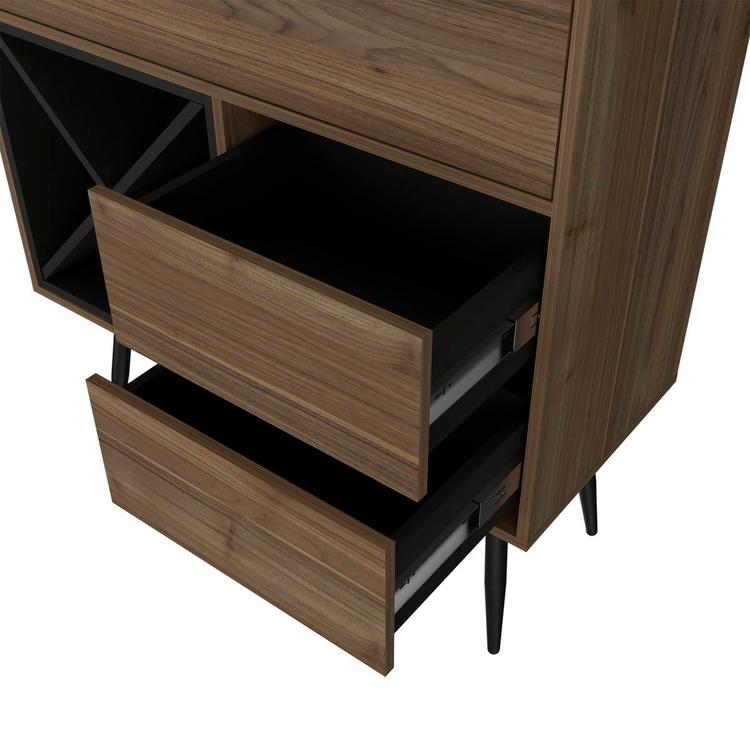FM FURNITURE Orchid Mahogany Bar