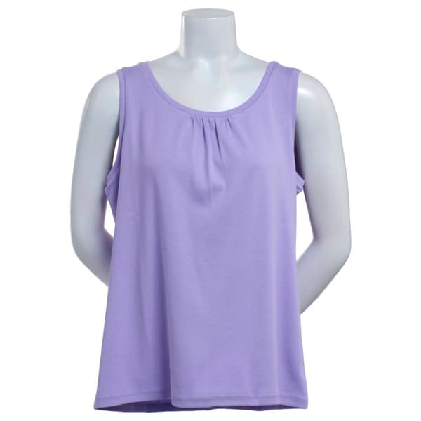 Plus Size Preswick & Moore(R) Tank Top with Shirring - image 