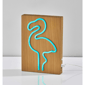 Simplee Adesso Wood Framed Neon Flamingo Table/Wall Lamp - image 4