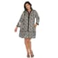 Plus Size White Mark Leopard Print Shift Dress - image 1