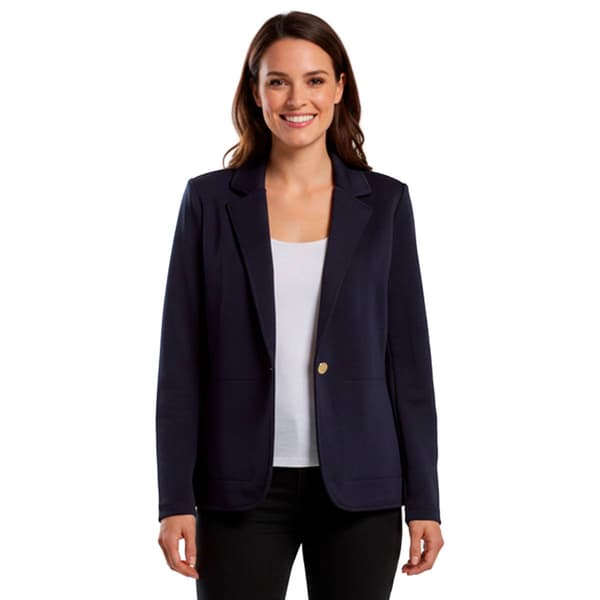 Womens Nautica Single Button Notch Lapel Collar Blazer - image 