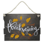 Northlight 15in. Wooden ''Happy Thanksgiving'' Hanging Wall Sign - image 1