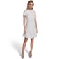 Womens Tommy Hilfiger Short Sleeve Hopsack Fit n Flare Dress - image 1