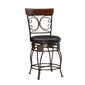 Linon Home Decor Bria Dark Bronze Big & Tall Counter Stool - image 1