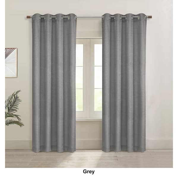 Sparkle Woven Grommet Panel with Lurex Accent