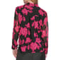 Womens Calvin Klein Long Sleeve Wrap Blurred Blouse - image 2