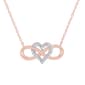 Nova Star&#40;R&#41; Lab Grown Diamond Heart Infinity Necklace - image 1