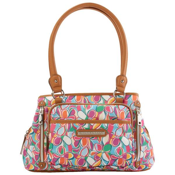 Lily Bloom Maggie Satchel - Kaleidoscope Flower - image 