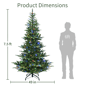 Puleo International 7.5ft Pre-Lit LED Mountain Fir Christmas Tree - image 6