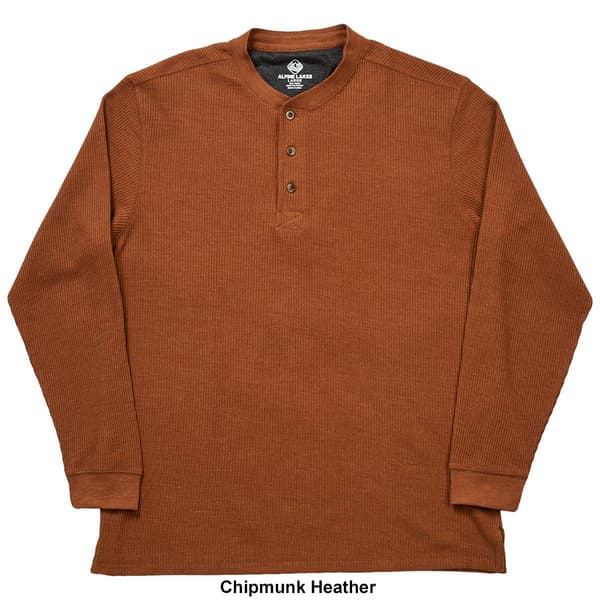 Mens Alpine Lakes Long Sleeve Thermal Henley