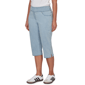 Plus Size Ruby Rd. Key Items Denim Extra Stretch Pull On Clamdig - image 3