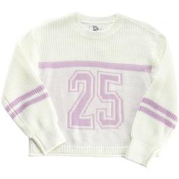 Girls (7-16) Jolie & Joy Varsity 25 Knit Sweater