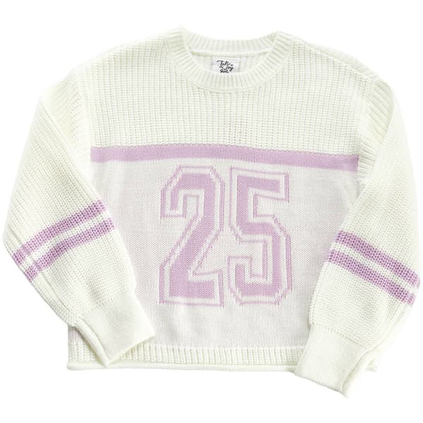 Girls (7-16) Jolie & Joy Varsity 25 Knit Sweater