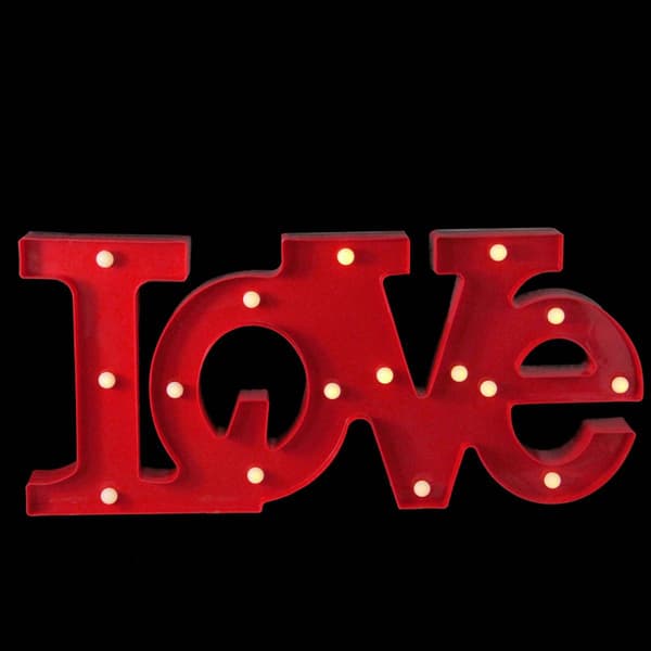 Northlight Seasonal LED LOVE Marquee Valentine''s Day Décor