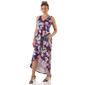 Womens 24/7 Comfort Apparel Floral Sleeveless Pleated Dress - image 2