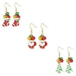 Christmas Motif Trio Earrings